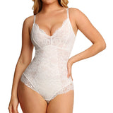 Lace Bodysuit for Women with Tummy Control