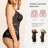 Lace Bodysuit for Women with Tummy Control